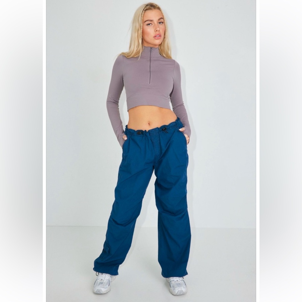 NEW Garage Paxton Parachute Pant Blue Medium